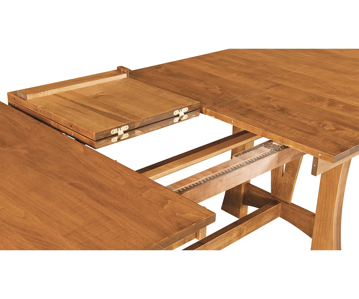 Arts & Crafts Trestle Table - Image 3