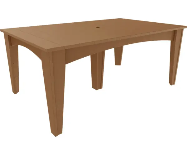 Island Dining Table - 44" × 72" Rectangular
