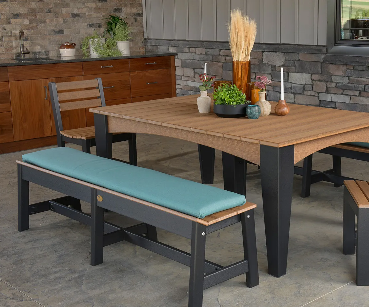 Café Dining Bench - 72"W - Image 2